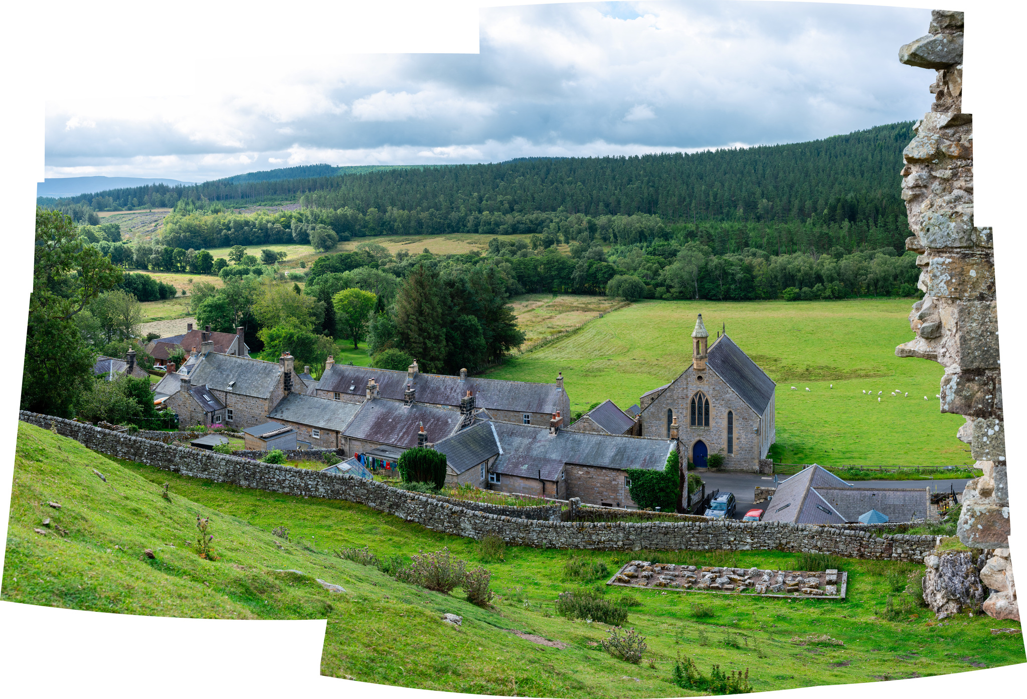 Harbottle Castle, West Wood and Alnmouth a photography outing at Adam